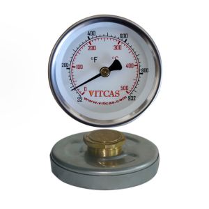 Termometru pentru ușa cuptorului 0 °C - 500 °C