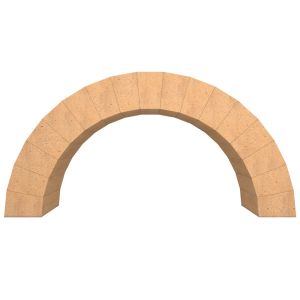 Set de cărămizi refractare pentru arc, 17 bucăți