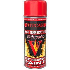 Vopsea spray termorezistentă – roșu 300 °C