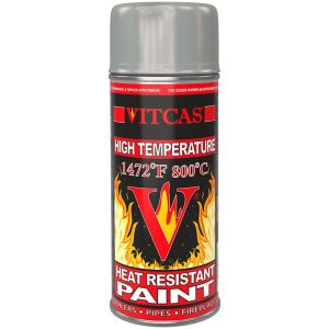 Vopsea termorezistentă spray - argintiu 800 °C