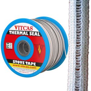 Bandă de etanșare tip scară pentru geam de sobă 25 mm x 2 mm