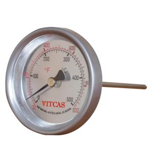 Termometru cu sondă pentru cuptor de pizza 0–500 °C