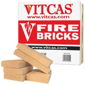 VITCAS set de 6 cărămizi refractare de schimb pentru sobe și șeminee