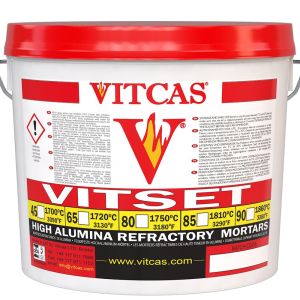 Vitset 90 - mortar refractar VITCAS 1860 °C