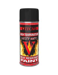 Vopsea spray termorezistentă - negru 800 °C
