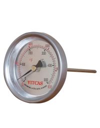 Termometru cu sondă pentru cuptor de pizza 0–500 °C